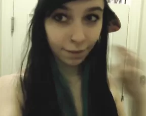 Eevee masturbates in a dressing room