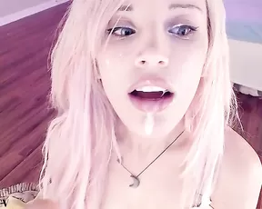 MyCherryCrush blowjob/deepthroat (with cum)