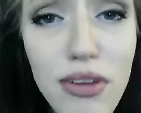 Sirenseduction slim teen girl suck dildo private show