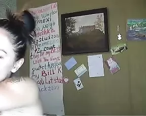 Top heavy girl shows off