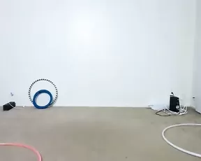 Naked woman is in the shower