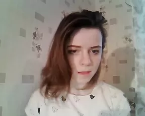 Teen kneeling in the bathroom while sucking cock