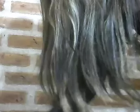 Hot thing is massaging her wet twat