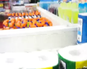 Littlesubgirl in Public Blowjob Supermarket & Naked Mal