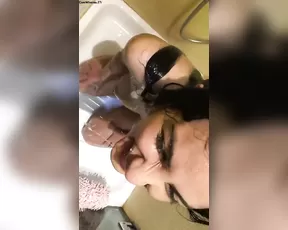 Greek slut mouth pissing