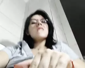 MILF sucking cock of a younger man and lovin' that lolly
