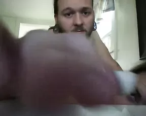 Naughty redhead sucks off her man dude outside