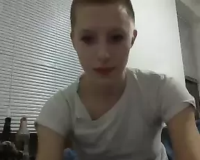 A babe with a sexy body smiles