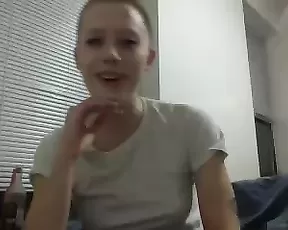 A babe with a sexy body smiles