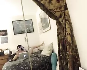 Tattooed hunk and a blonde hottie fucking hard