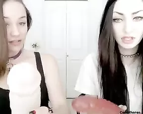 Milf sucking a teen cock like she was paid to