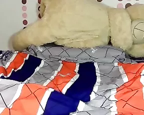 Blonde is sucking a cock