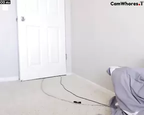 No time for taking off her heels