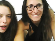 Brunette is fucking in the car