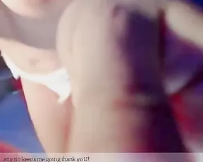 So pretty brunette milf wife make ahot handjob with a great cumshot,enjoy