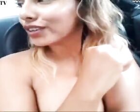 sofiasexhot squirt in public park lot