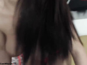 Blonde plays with her sex toys