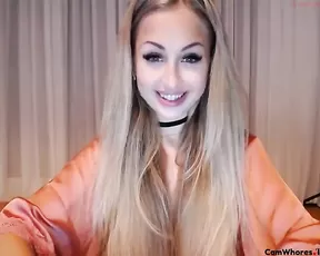 Large dildo gets inside an innocent girl