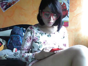 My horny GF blows me and rides my johnson