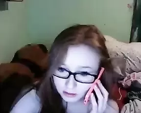 Babe is massaging her pussy