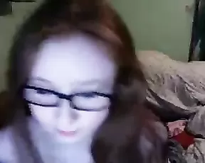Babe is massaging her pussy