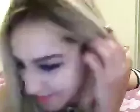 Busty nerd intense orgasm