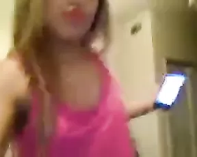 Busty nerd intense orgasm