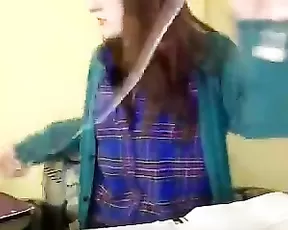 Chinese babe loves to gag deep