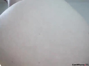 Chick jams a sex toy in