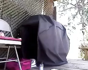 Coed chick makes love to her man