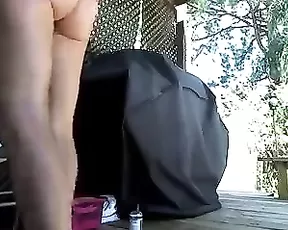 Coed chick makes love to her man