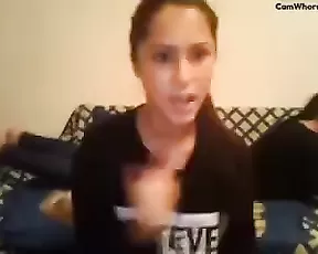 Sexy blonde shakes her large tits