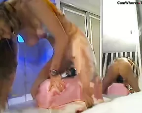 Big dick dude ramming her snatch