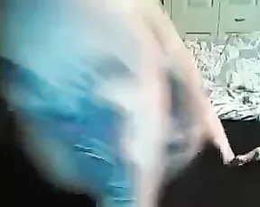 Asian woman uses her tongue