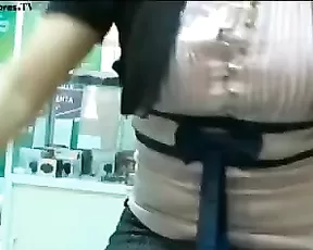 Russian flashing on cam