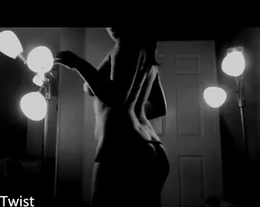 AmeliaTwist Black and White Tease