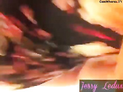 Jess Ledux naked in the Mall taster