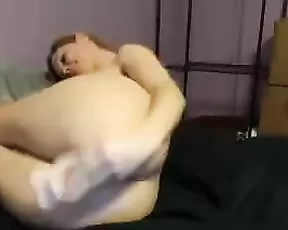 Petite girlfriend getting anal fucked