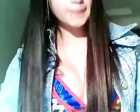 Hot woman plays with her pussy