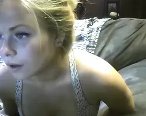 Sweet redhead babe sucking in POV