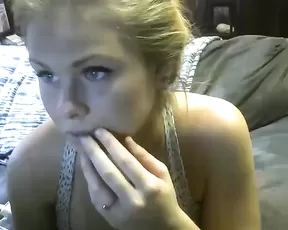 Sweet redhead babe sucking in POV