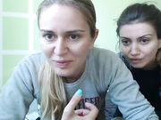 Wet brunette on her knees sucking cock