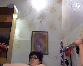 Screaming while taking a boner