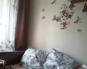 Booby lady jumping on cock
