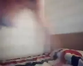 UK teen with a long dildo