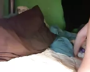 Perky webcam chick rides a really thick wang