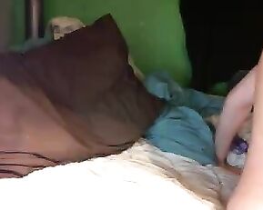 Perky webcam chick rides a really thick wang