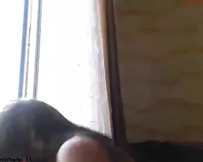 Red haired beauty hooked on rubber dicks
