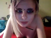 Gorgeous looking brunette teases before stripping