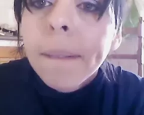 Girl with large boobs masturbates
